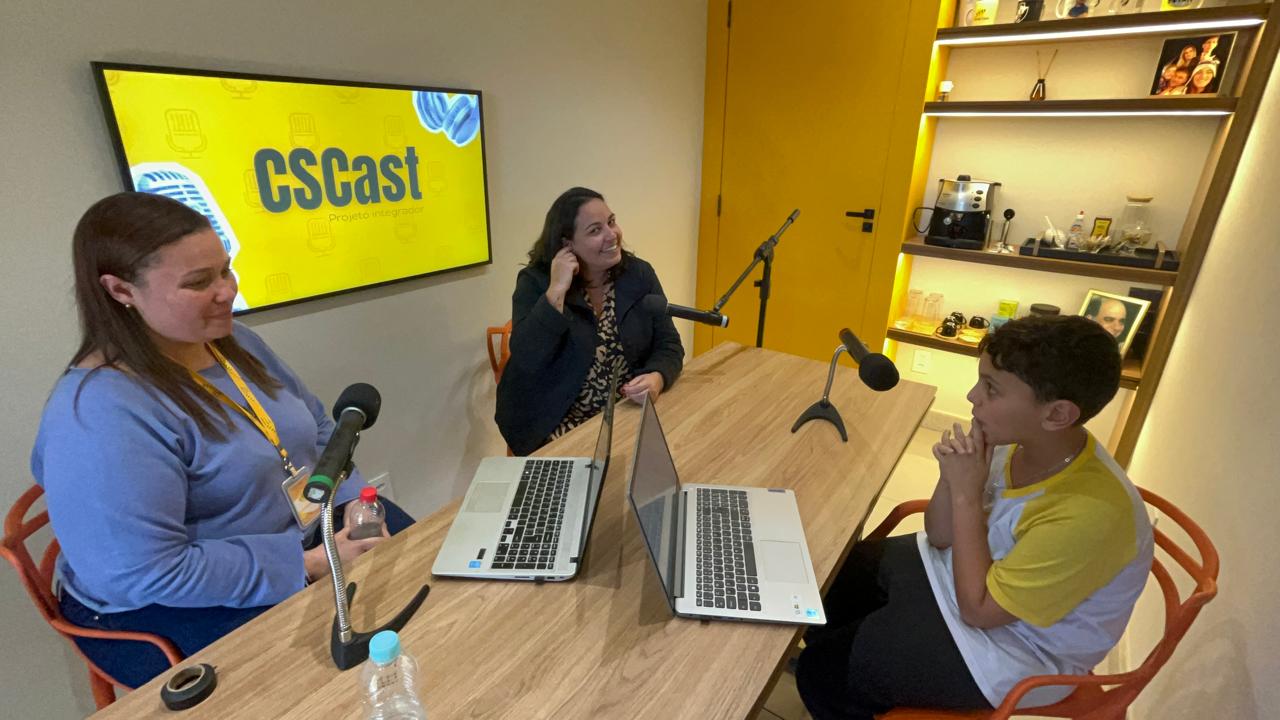 Prévia do Projeto Integrador da 1ª Série com o Vídeocast CSCast.jfif