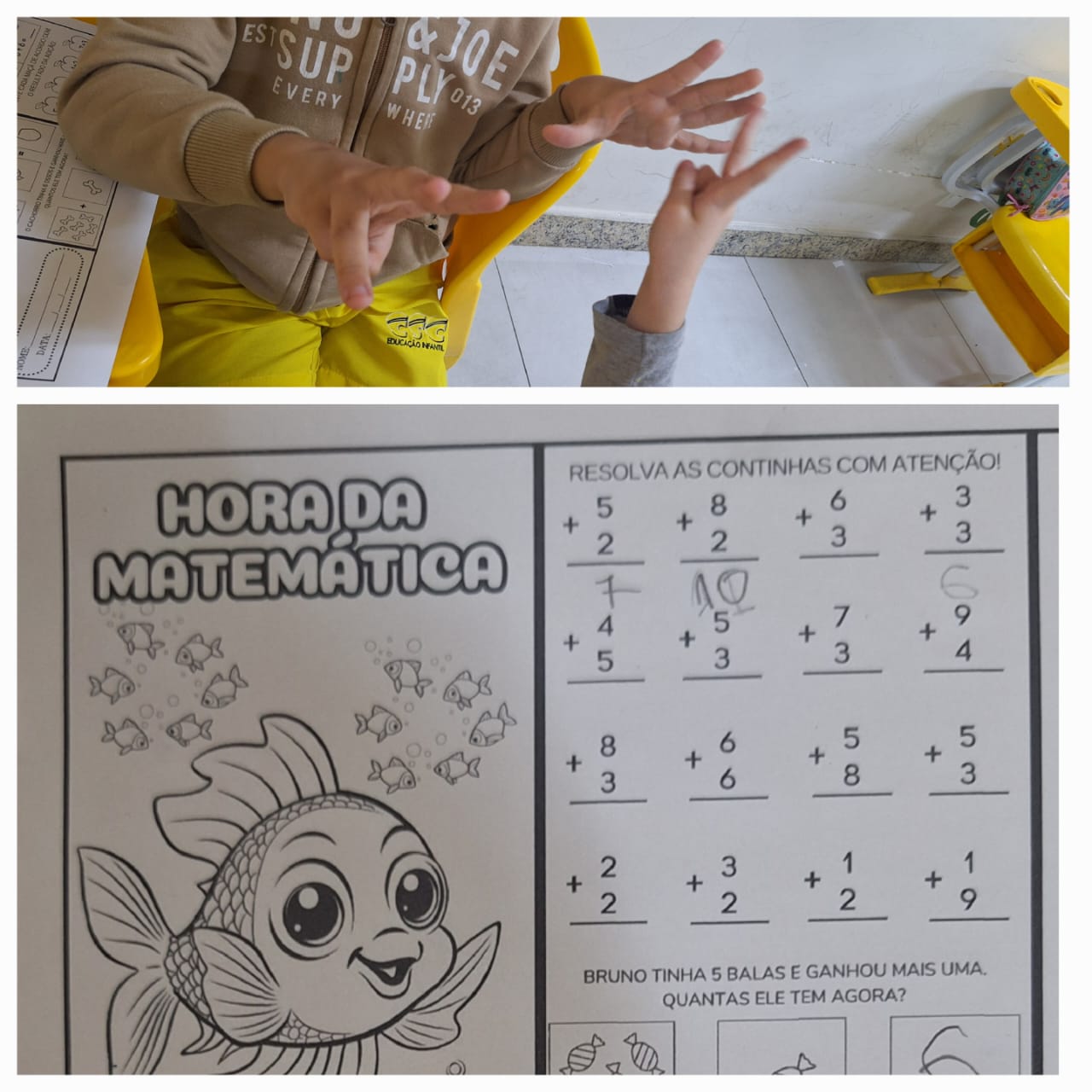 Mãozinha na Matemática Aprendendo Adição e Subtração com Diversão.jfif