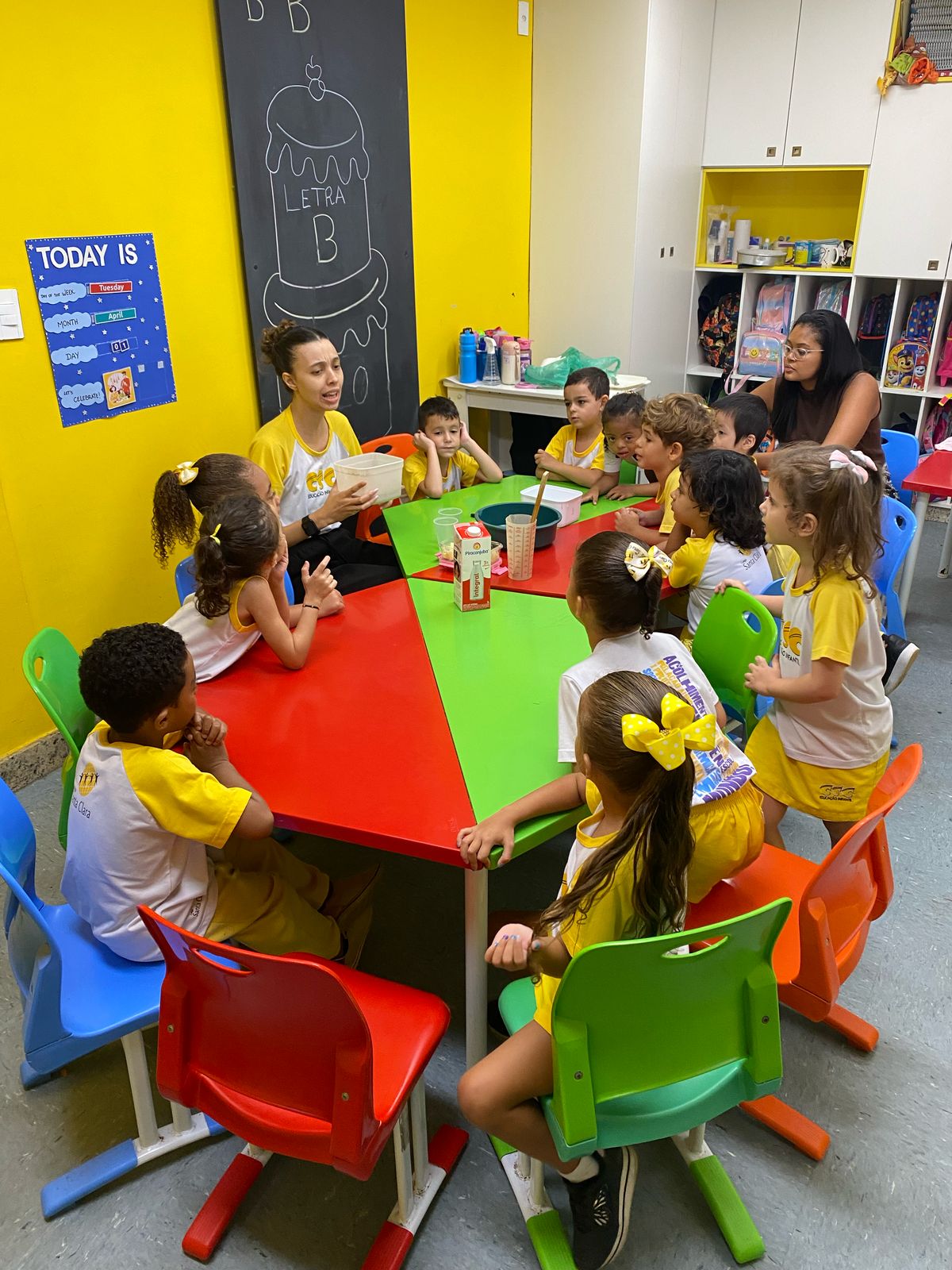 B de Bolo, Brincadeira e Muito Aprendizado no Pré I2.jfif